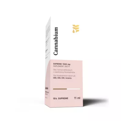 Cannabium Olej 15% Supreme Suplement diety 11 ml