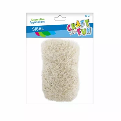 Craft with Fun Ozdoba dekoracyjna Sizal ecru 30 g