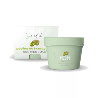 Fluff Face And Lips Scrub peeling do twarzy i ust Kiwi 80 g
