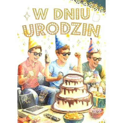 Yeku Karnet 3K Urodziny