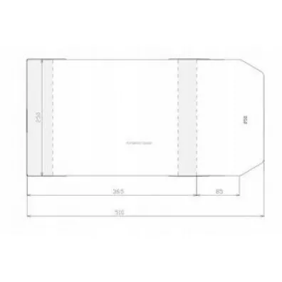 Sztapel Ok�adka regulowana 250x450mm 50 szt.