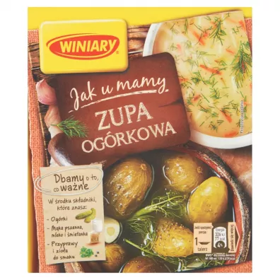 Winiary Jak u Mamy Zupa og�rkowa w proszku 42 g