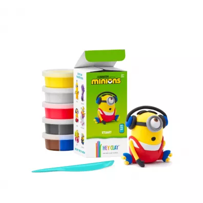 Hey Clay - Figurki Minionki Stuart + Fluffy + akcesoria Tm Toys