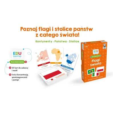EDUseria. Flagi �wiata. Gra karciana. Kapitan Nauka Edgard