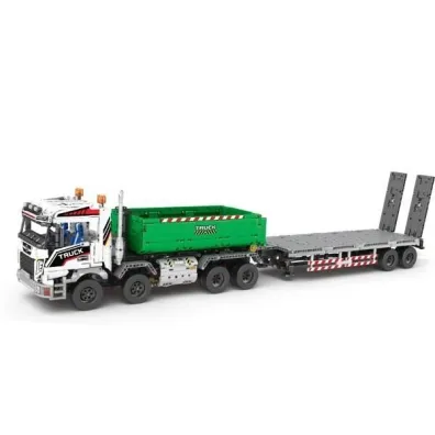 Klocki Large Truck With Flat Trailer 2852el