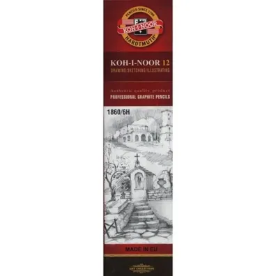 Koh-I-Noor O��wek grafitowy 1860/6H 12 szt.