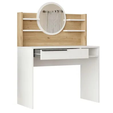 HowHomely Toaletka z lustrem Ocean kolory db biay