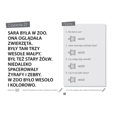 Czytam i odpowiadam na pytania. Kolejne czytanki. �wiczenia w czytaniu ze zrozumieniem