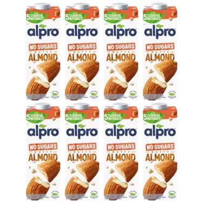 Alpro Nap�j migda�owy nies�odzony zestaw 8 x 1 l