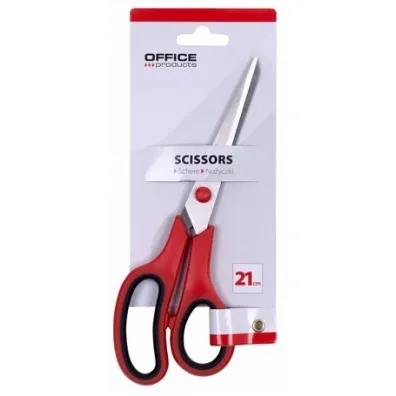 Office Products No�yczki biurowe mi�kki uchwyt 21cm