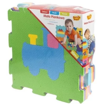 Puzzle piankowe mata Pojazdy 29x29 9el.SMILY PLAY SP84356