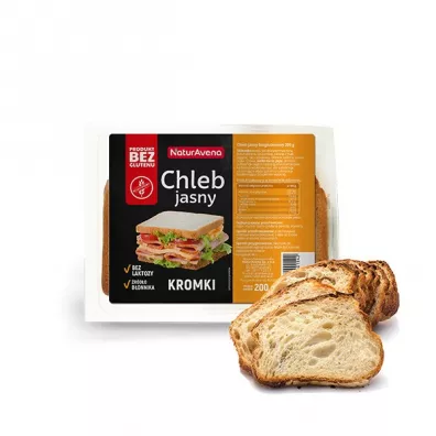 NaturaVena Chleb jasny krojony bezglutenowy 200 g