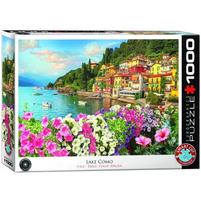 Puzzle 1000 el. W�ochy, Jezioro Como Eurographics