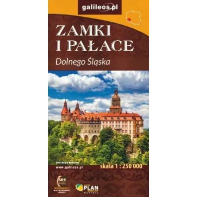 Zamki i pa�ace Dolnego �l�ska. Mapa, 1:250 000