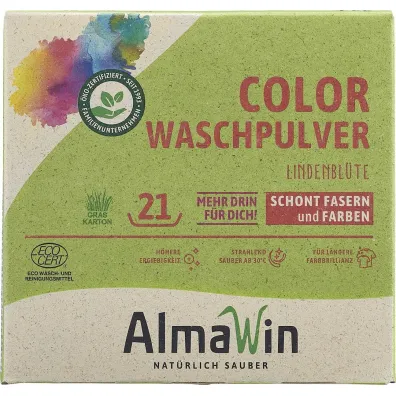 Almawin Proszek do prania kolorowych tkanin kwiat lipy eco 1 kg