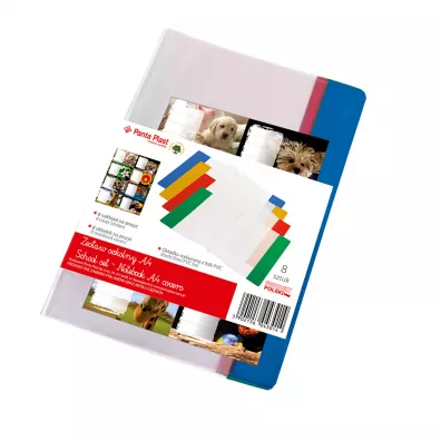 Panta Plast Ok�adka na zeszyt A4 PVC + naklejki 8 szt.