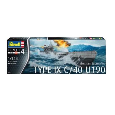 German Submarine Type IX C/40 U190 Revell