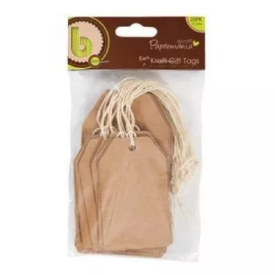 dpCraft Zawieszki do prezent�w papermania kraft 20 szt.