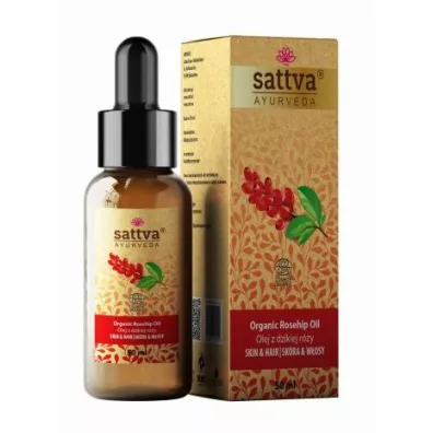 Sattva Olej do cia�a i w�os�w z dzikiej r�y eco 50 ml