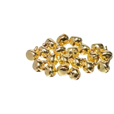 Brewis Dzwoneczki metalowe z�ote 1.2cm