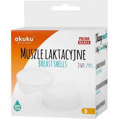 Akuku Muszle laktacyjne 2 szt.