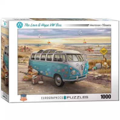 Puzzle 1000 el. VW Mi�o�� i nadzieja Eurographics