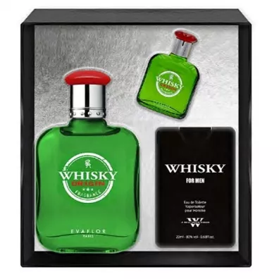 Evaflor Zestaw wd toaletowych Whisky Orgin + Mini + Mini 100 ml + 10 ml + 20 ml