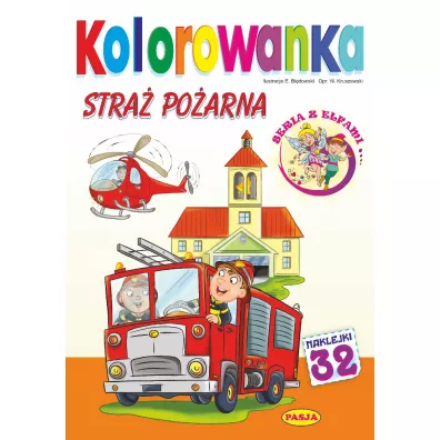 Stra� po�arna. Kolorowanka