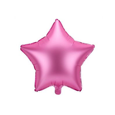 Balon foliowy Gwiazdka 48 cm różowy