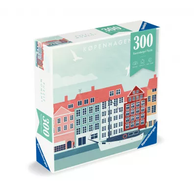 Puzzle 300 el. Moment - Kopenhaga Ravensburger