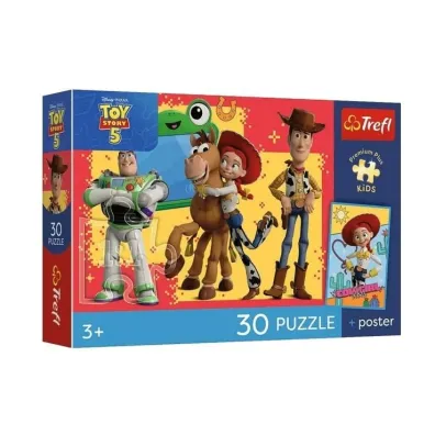Puzzle 30el Premium Przygody zabawek TREFL 18344