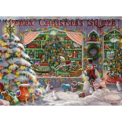 Puzzle 500 el. Sklep �wi�teczny Ravensburger