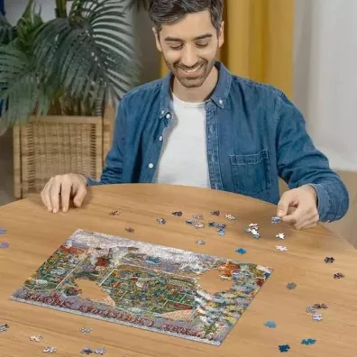 Puzzle 500 el. Sklep �wi�teczny Ravensburger
