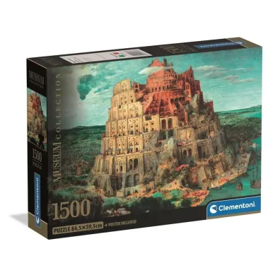 Puzzle 1500 el. Museum Bruegel, The Tower Of Babel Clementoni