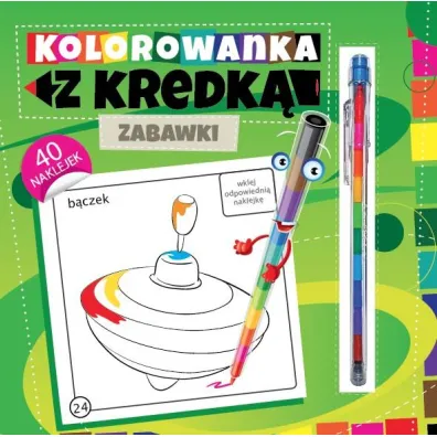 Kolorowanka z kredk� Zabawki