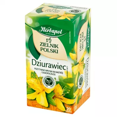Herbapol Herbatka zioowa Dziurawiec Suplement diety Zielnik Polski 20 x 1.5 g
