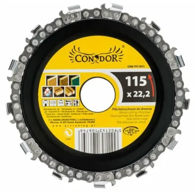 Drel/Condor Tarcza �a�cuchowa do drewna 115mm