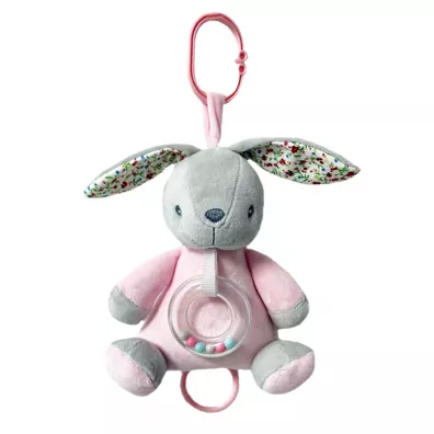 Pozytywka kr�liczek r�owy 18cm Tulilo