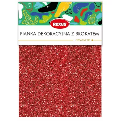 Beniamin Zestaw pianka dekoracyjna brokat A4 5 kolorw