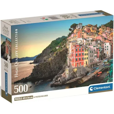 Puzzle 500 el. Riomaggiore Coast Clementoni
