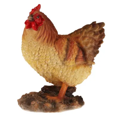 ProGarden Figurka ogrodowa Kura kolorowa 19 cm