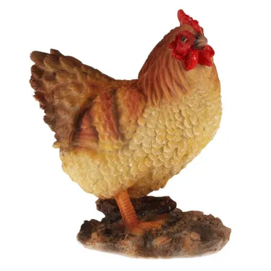 ProGarden Figurka ogrodowa Kura kolorowa 19 cm
