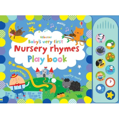 Baby's Very First Nursery Rhymes Playbook wer. angielska - Fiona Watt