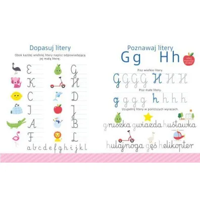 KSIAZECZKA EDUK 215X270 WESOLE LITERKI AKC AWM