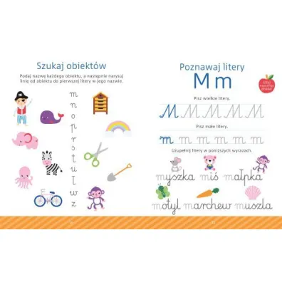 KSIAZECZKA EDUK 215X270 WESOLE LITERKI AKC AWM