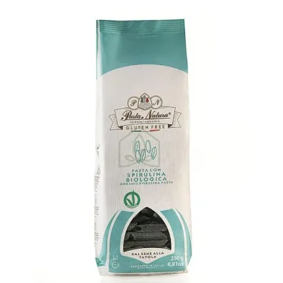 Pasta Natura Makaron (ry�owy razowy ze spirulin�) penne bezglutenowy 250 g Bio