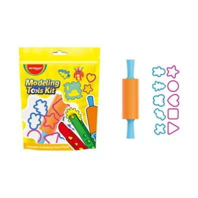 Keyroad Zestaw narzdzi do ciastoliny, waek + 10 form