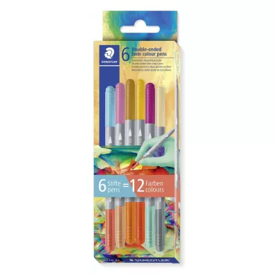 Staedtler Flamastry dwustronne Multiverse 6 szt.