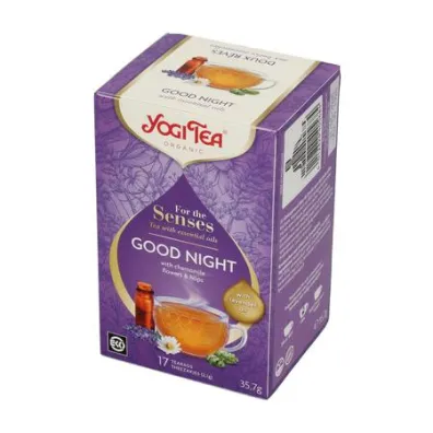 Yogi Tea Herbatka dla zmys��w z olejkiem lawendowym (for the senses good night) 17 x 2.1 g Bio