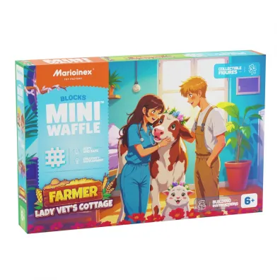 Mini Waffle KLOCKI KONSTR WAFLE MINI 100EL DOM WETERYNARZ PU